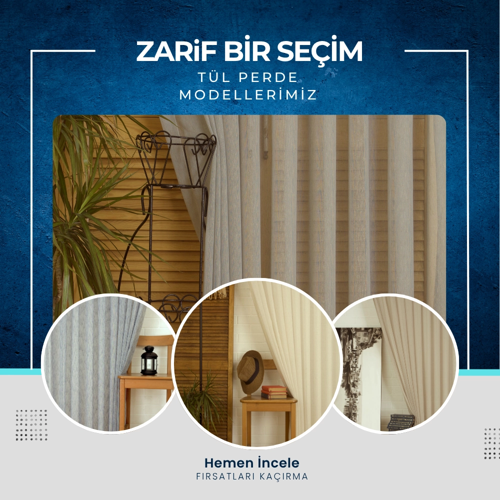 TUL PERDE MODELLERI