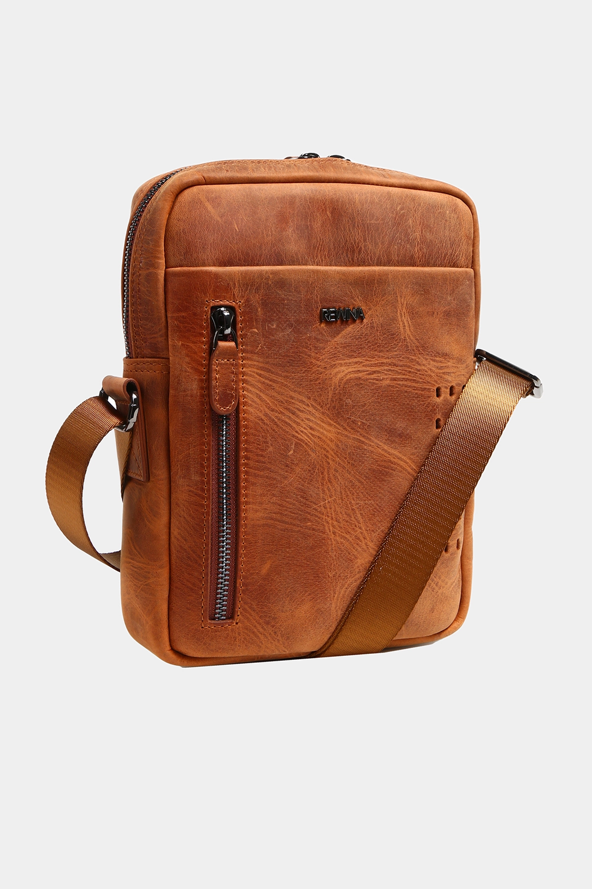 Massarelli X Rewina Hakiki Deri Askılı Çanta Kahverengi MCT9530