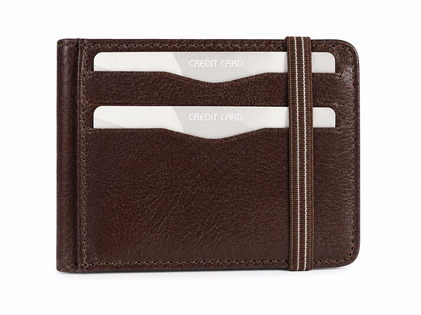 Massarelli Hakiki Deri Yatay Kahverengi Erkek Cüzdan Hediye Kutulu MCZ3069