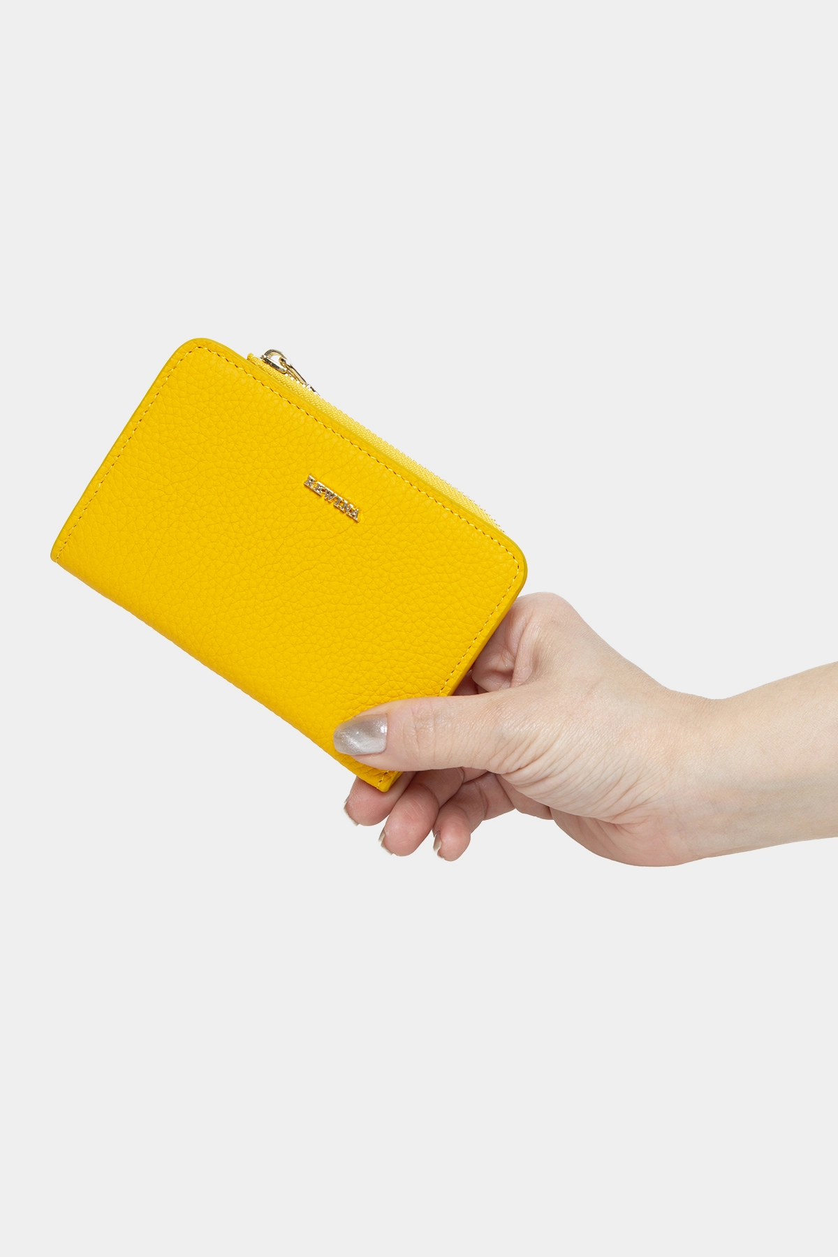 Massarelli X Rewina  Hakiki Deri Kadın Cüzdan Sarı-MCZ9110