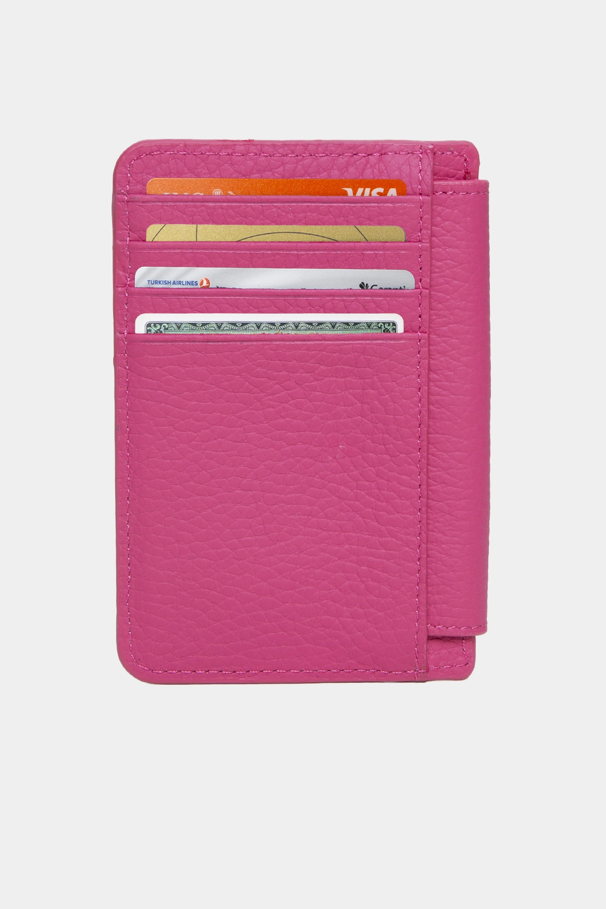 Massarelli X Hakiki Deri Kadın Cüzdan Kartlık ve Para Bölmeli Pembe MCZ9098
