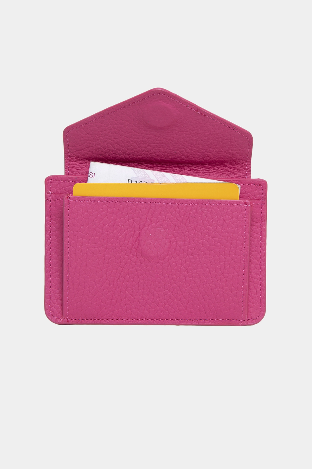 Massarelli X Hakiki Deri Kadın Cüzdan Kartlık ve Para Bölmeli Pembe MCZ9098
