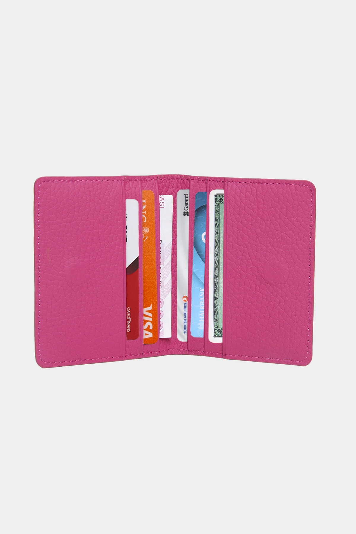 Massarelli Rewina X Hakiki Deri Kadın Kartlık Pembe MCZ9109