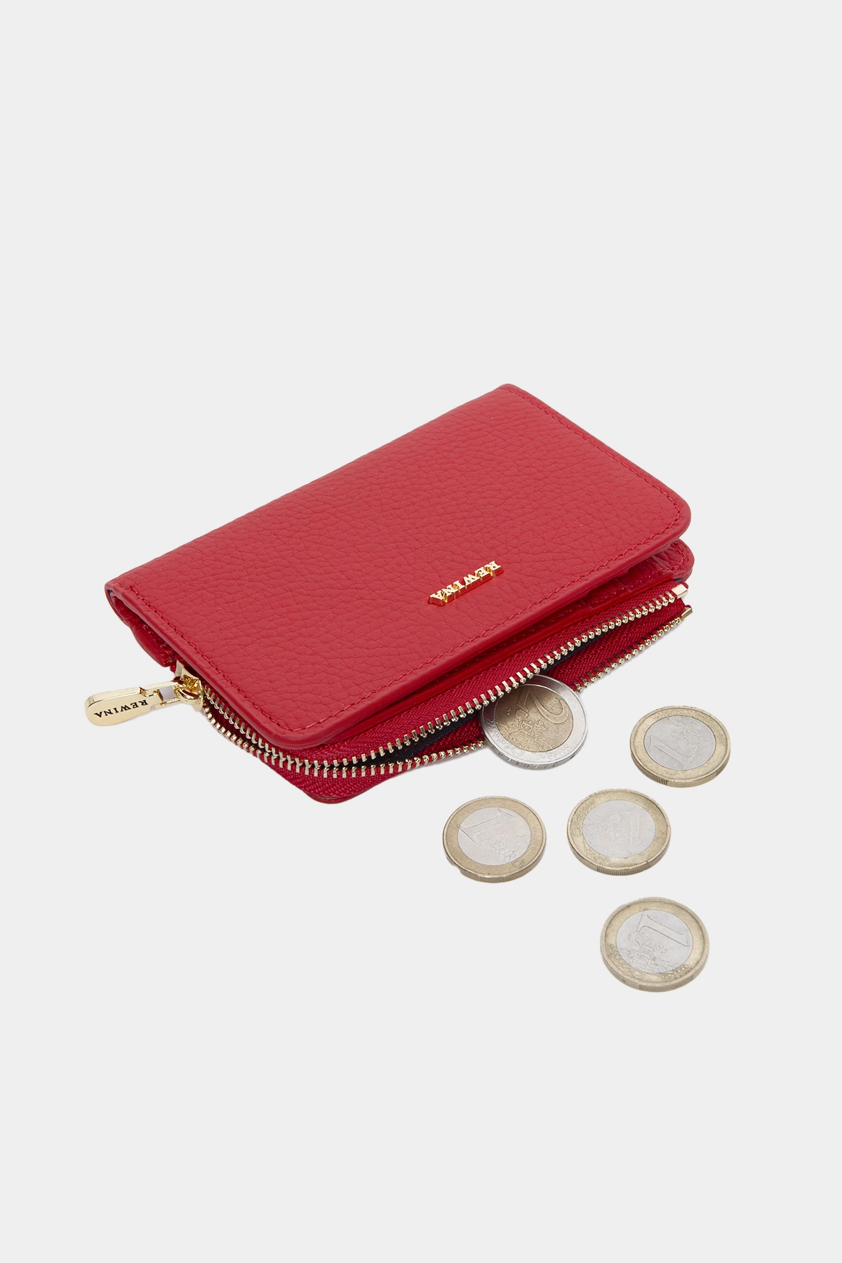 Massarelli X Rewina  Hakiki Deri Kadın Cüzdan Kırmızı-MCZ9110
