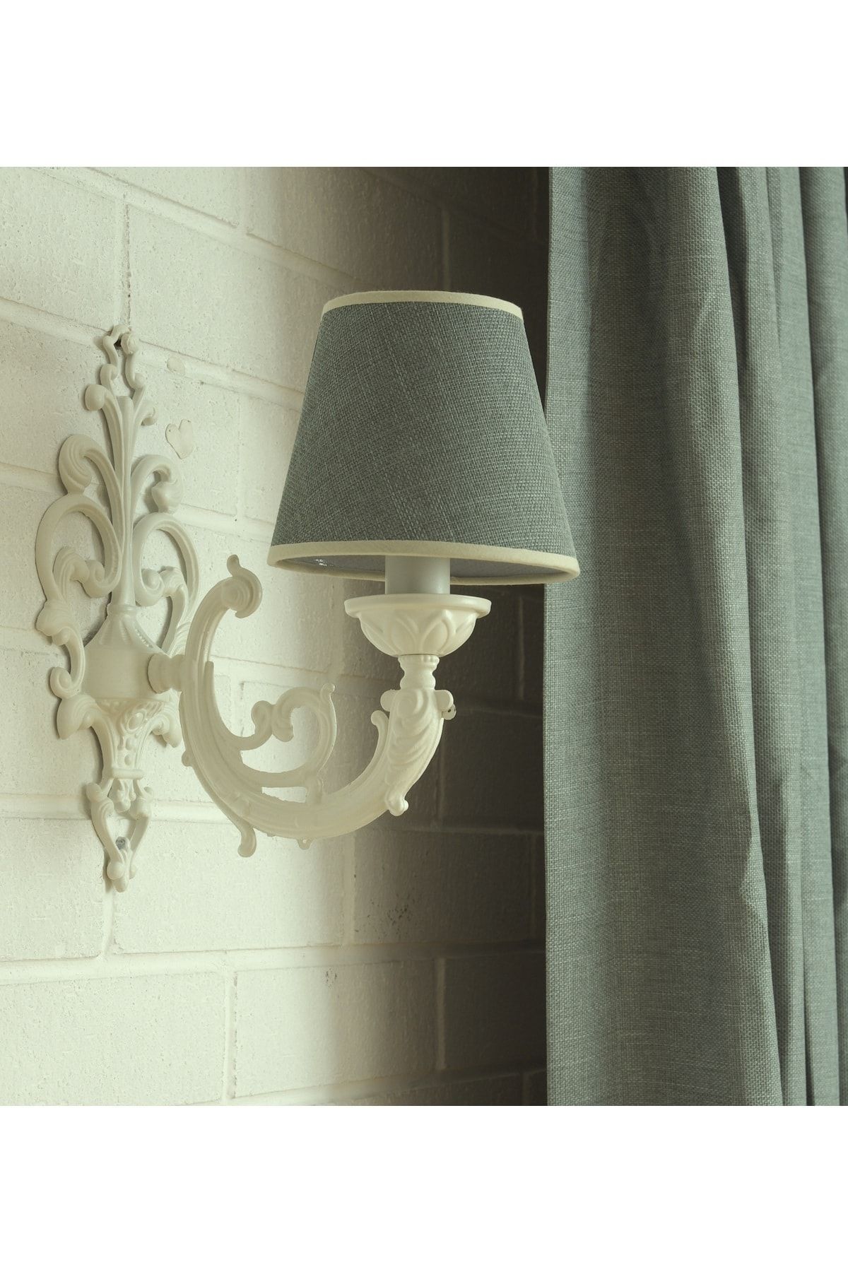 Massarelli Estate Tekli Aplik Krem-Mint Rengi