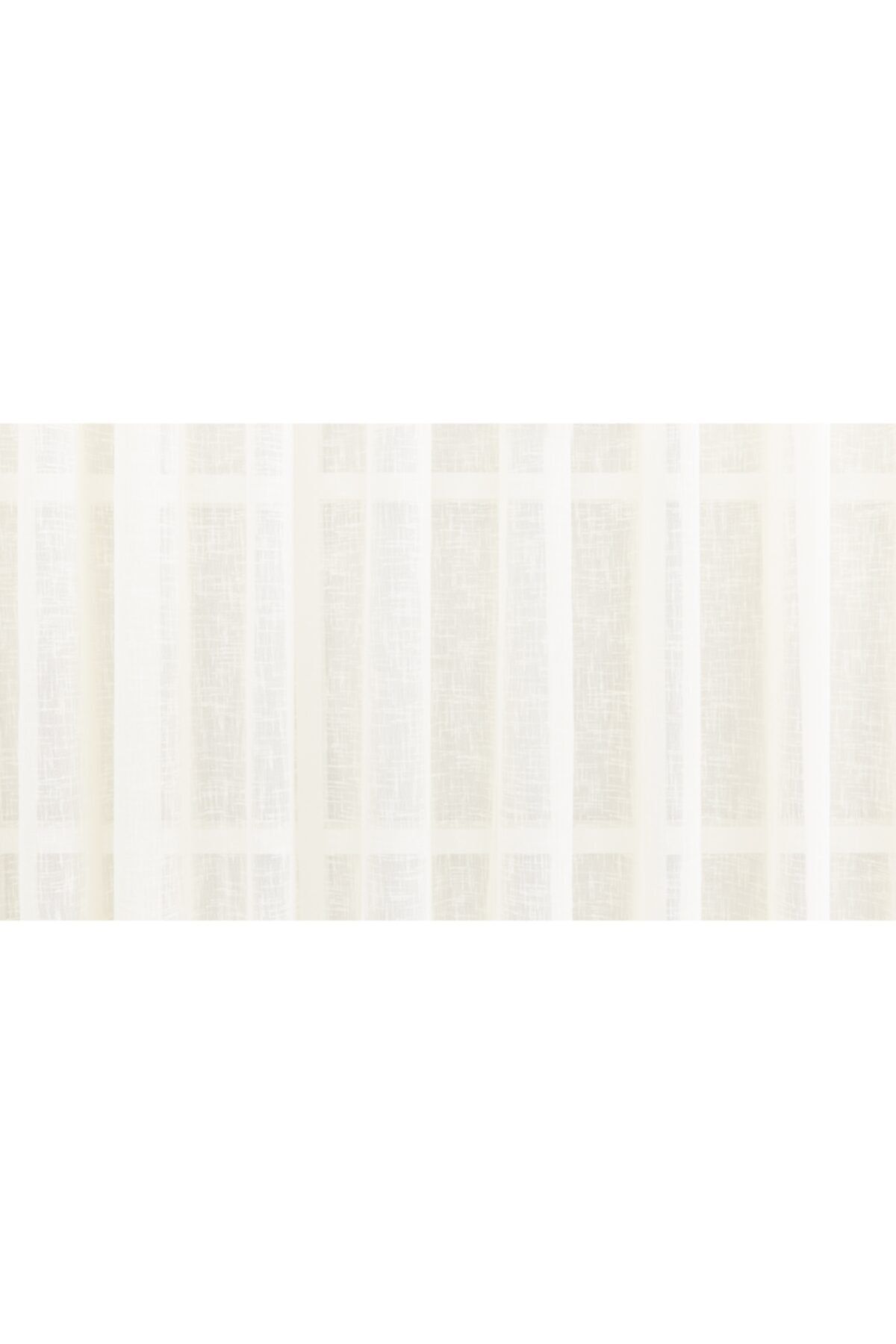 Massarelli Keten Şantuklu Tül Krem 1-2 Seyrek Pile