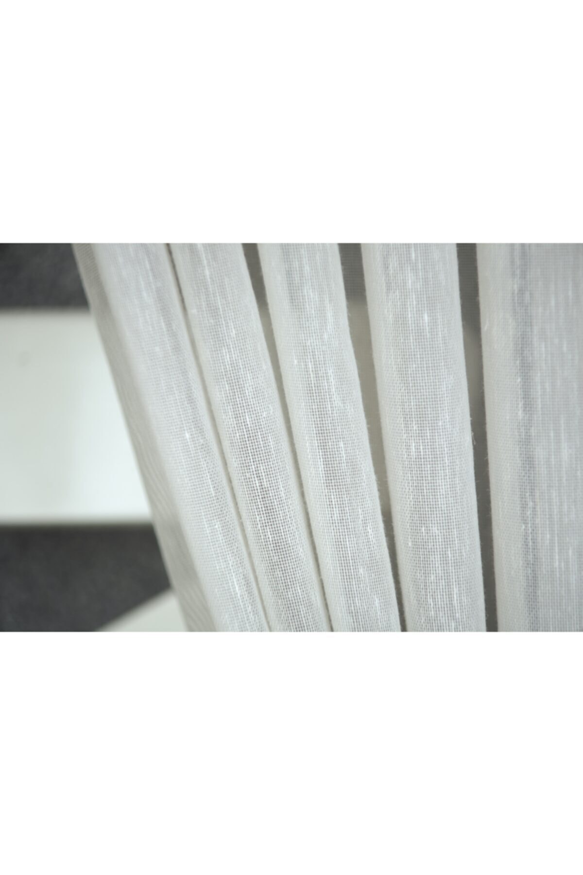Massarelli Keten Tül Gri 1-3 Sık Pile