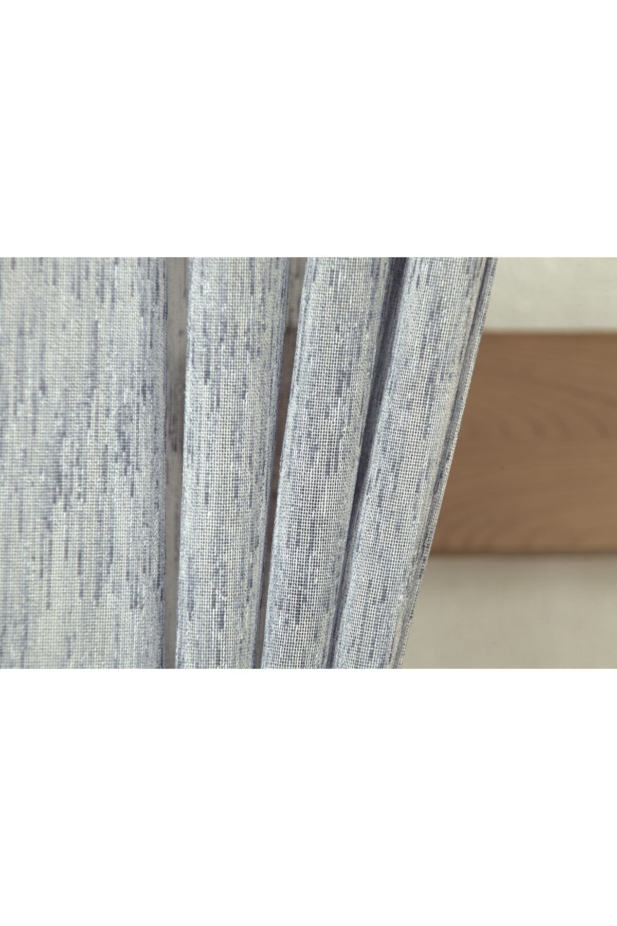Massarelli Nopeli Keten Tül Indigo 1-2 Seyrek Pile