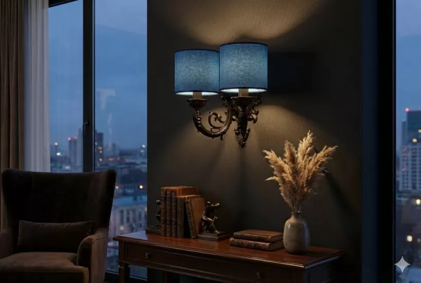  Massarelli River İkili Aplik Siyah-Turkuaz