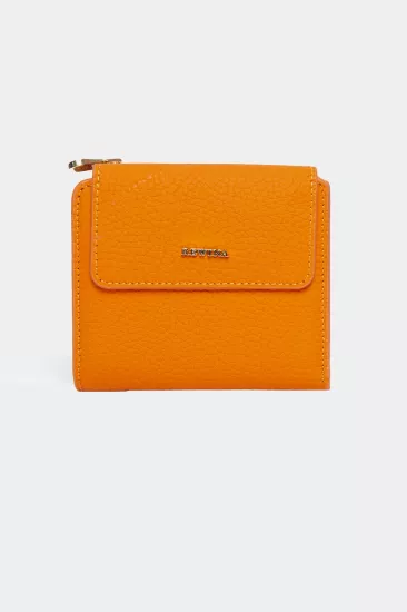 Hakiki Deri Kadın Cüzdan-Sarı