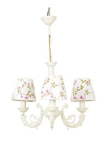 Aline Avize Krem 3 Kollu Lila Çiçekli