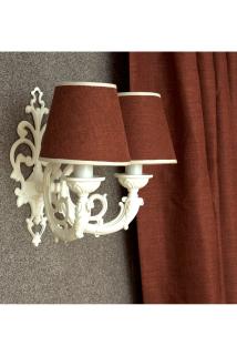 Estate Ikili Aplik Krem-kiremit Rengi