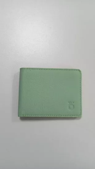 Massarelli Hakiki Deri Kadın Cüzdan Kartlık ve Para Bölmeli Mint Rengi MCZ8078