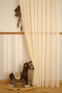 Pamuk Dokulu Tül Sarı 1-3 Sık Pile