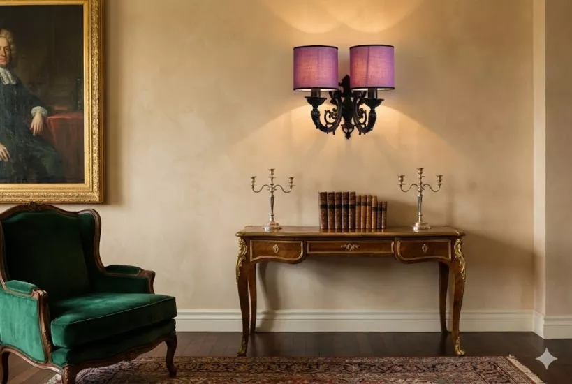  Massarelli River İkili Aplik Siyah-Mor